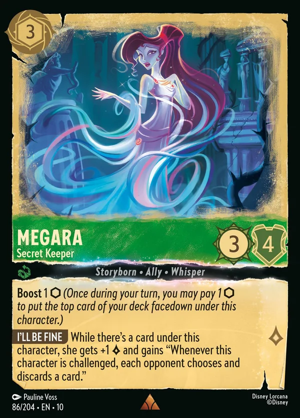 Megara - Secret Keeper — Disney Lorcana Character card from Whispers in the Well