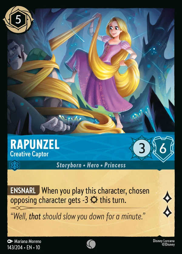 Rapunzel - Creative Captor — Disney Lorcana Character card from Whispers in the Well