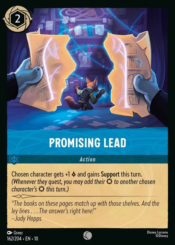 Promising Lead — Disney Lorcana Action card from Whispers in the Well