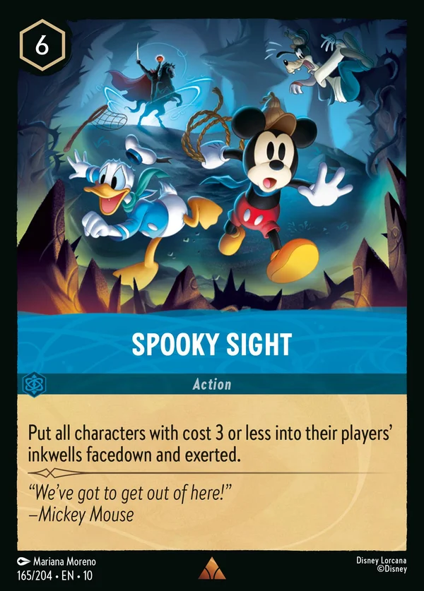Spooky Sight — Disney Lorcana Action card from Whispers in the Well