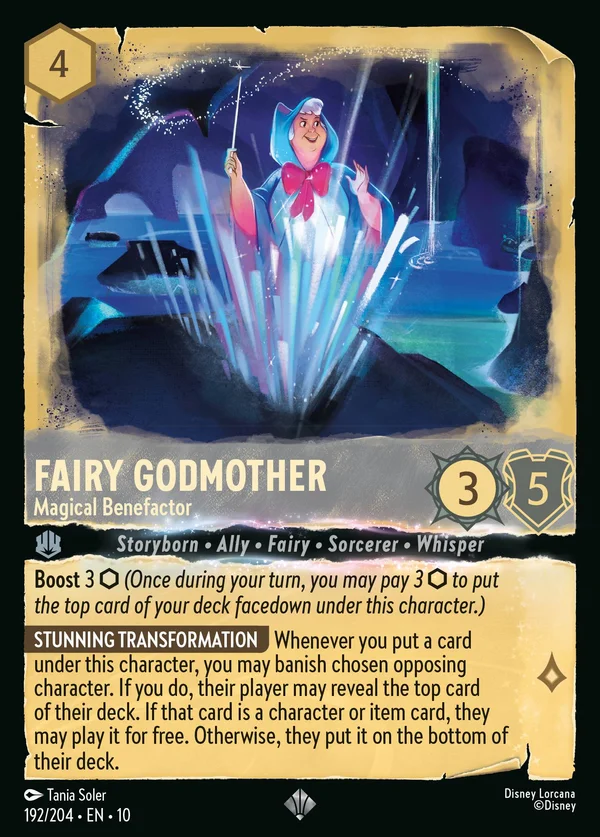 Fairy Godmother - Magical Benefactor — Disney Lorcana Character card from Whispers in the Well
