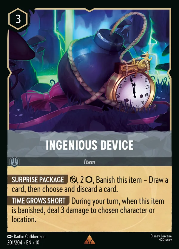 Ingenious Device — Disney Lorcana Item card from Whispers in the Well