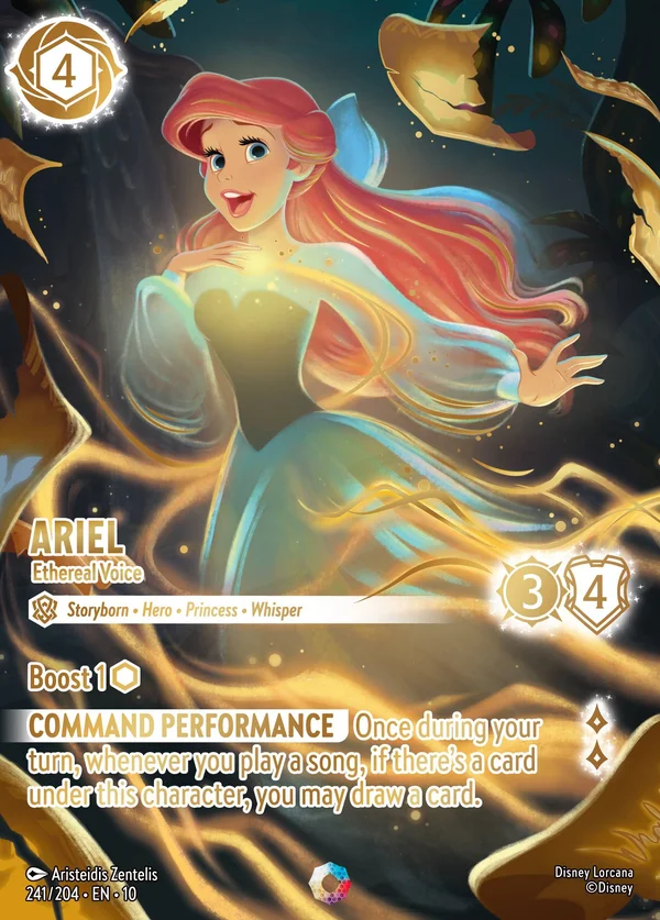 Ariel - Ethereal Voice — Disney Lorcana Character card from Whispers in the Well