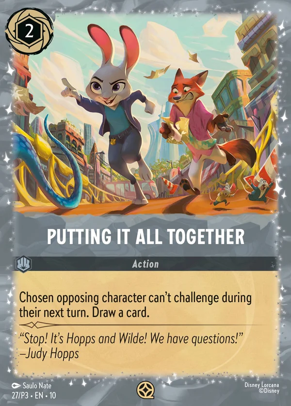 Putting It All Together — Disney Lorcana Action card from Whispers in the Well