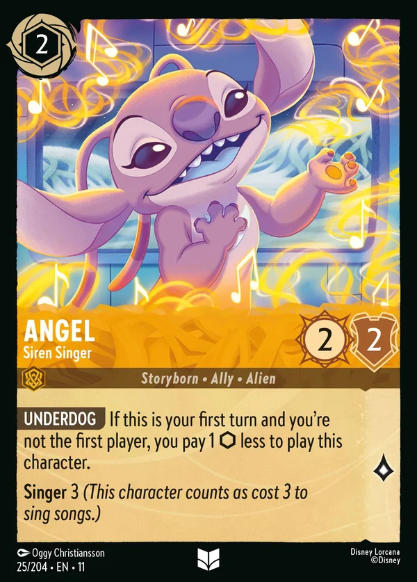 Angel - Siren Singer — Disney Lorcana Character card from Winterspell
