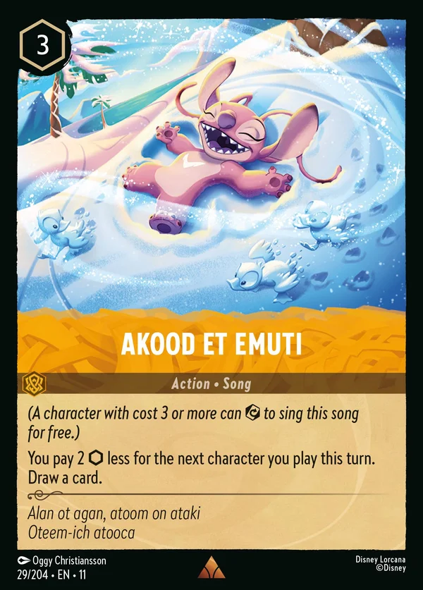 Akood et Emuti — Disney Lorcana Action card from Winterspell