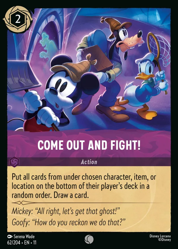 Come Out and Fight! — Disney Lorcana Action card from Winterspell