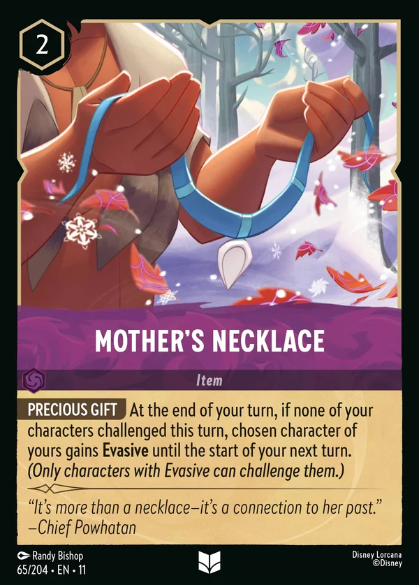 Mother's Necklace — Disney Lorcana Item card from Winterspell