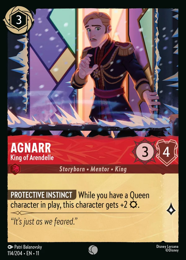 Agnarr - King of Arendelle — Disney Lorcana Character card from Winterspell
