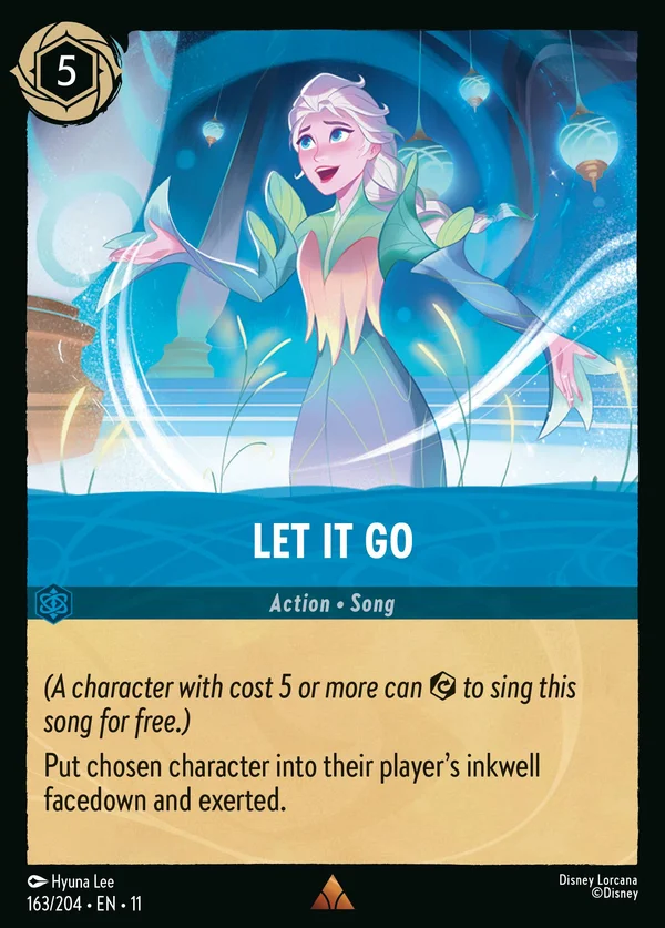 Let It Go — Disney Lorcana Action card from Winterspell
