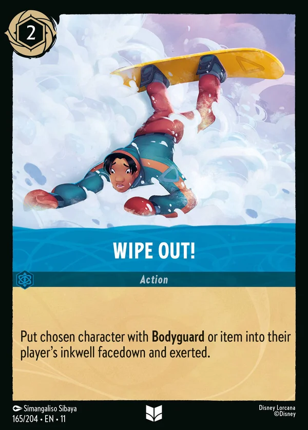 Wipe Out! — Disney Lorcana Action card from Winterspell