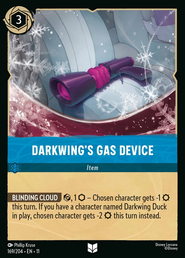 Darkwing's Gas Device — Disney Lorcana Item card from Winterspell