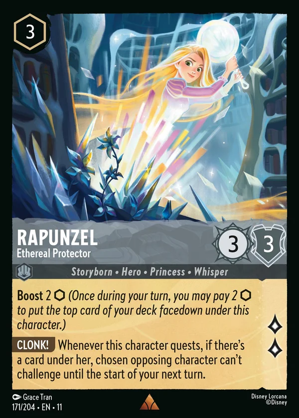 Rapunzel - Ethereal Protector — Disney Lorcana Character card from Winterspell