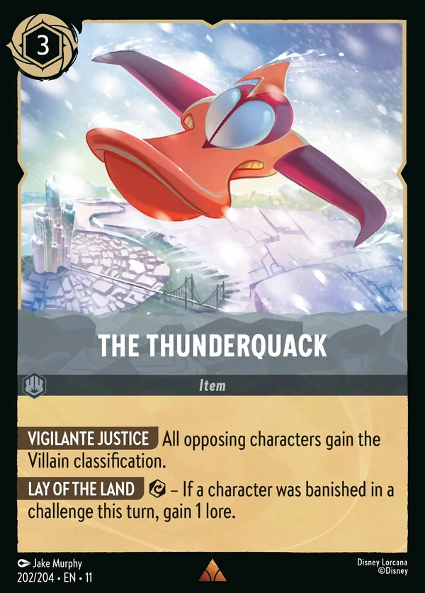 The Thunderquack — Disney Lorcana Item card from Winterspell