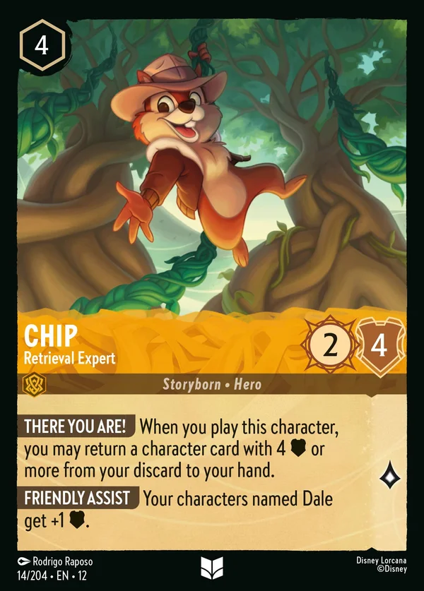 Chip - Retrieval Expert — Disney Lorcana Character card from Wilds Unknown