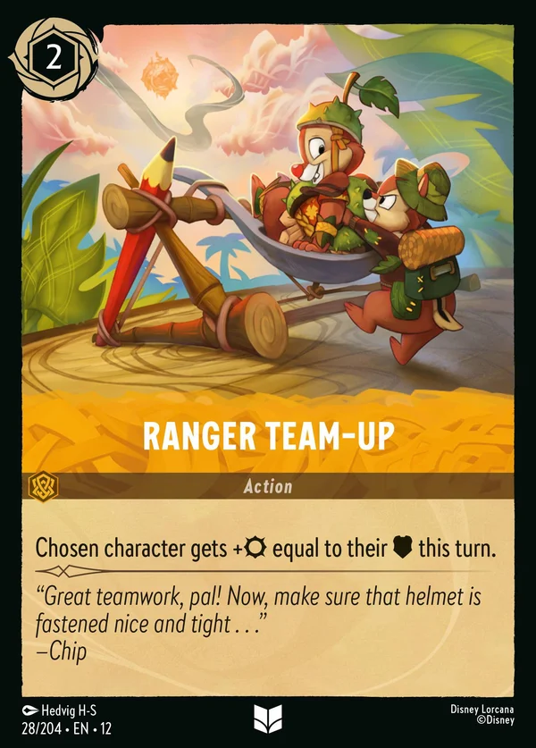 Ranger Team-Up — Disney Lorcana Action card from Wilds Unknown