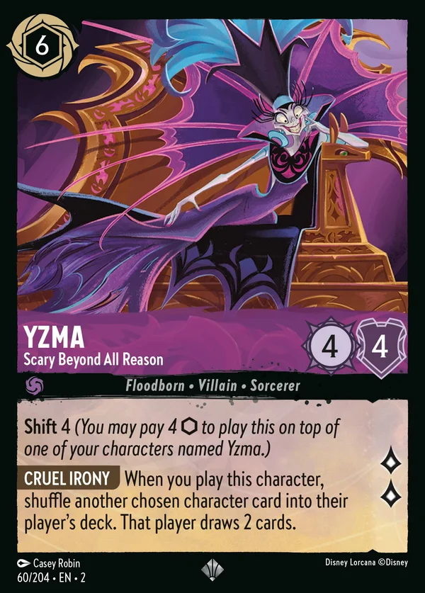 Yzma - Scary Beyond All Reason — Disney Lorcana Character card from Rise of the Floodborn
