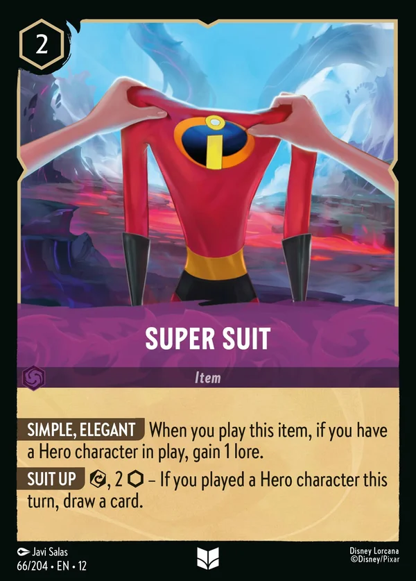 Super Suit — Disney Lorcana Item card from Wilds Unknown