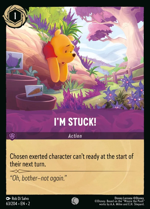 I'm Stuck! — Disney Lorcana Action card from Rise of the Floodborn