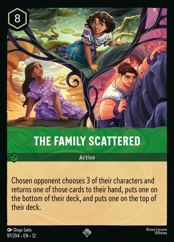 The Family Scattered — Disney Lorcana Action card from Wilds Unknown