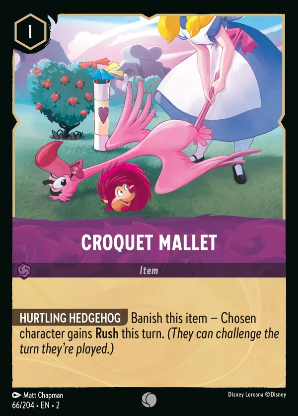 Croquet Mallet — Disney Lorcana Item card from Rise of the Floodborn