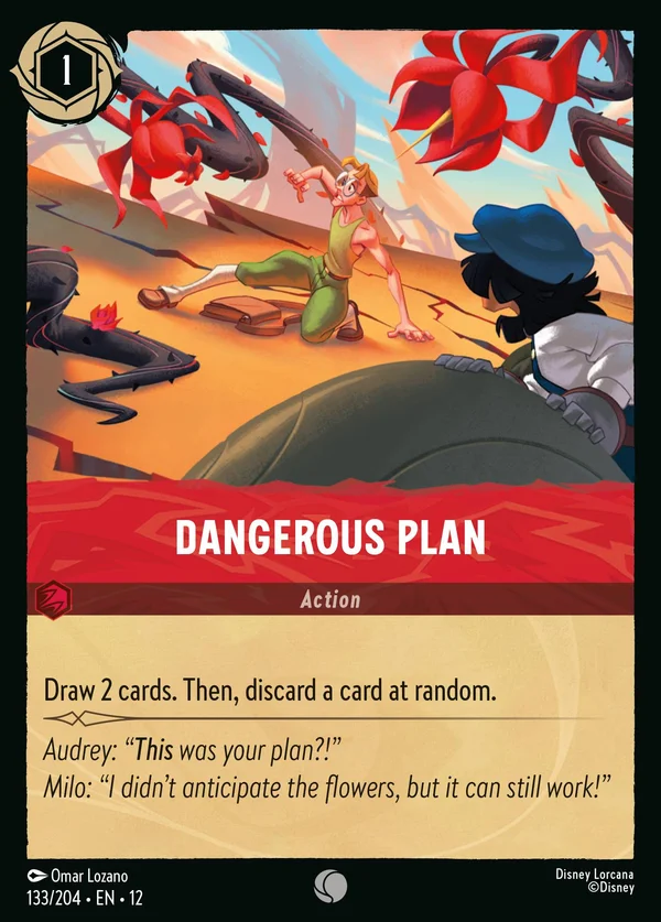 Dangerous Plan — Disney Lorcana Action card from Wilds Unknown