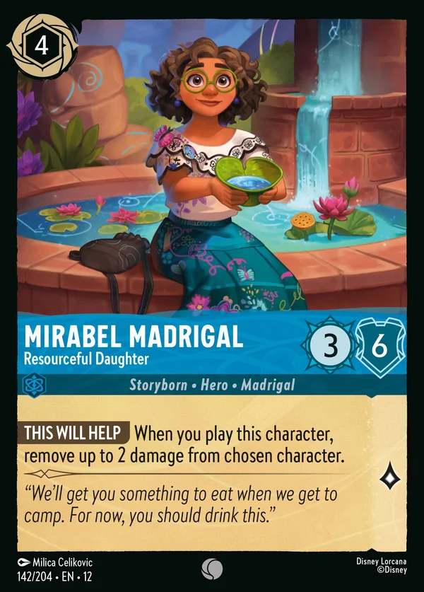 Mirabel Madrigal - Resourceful Daughter — Disney Lorcana Character card from Wilds Unknown