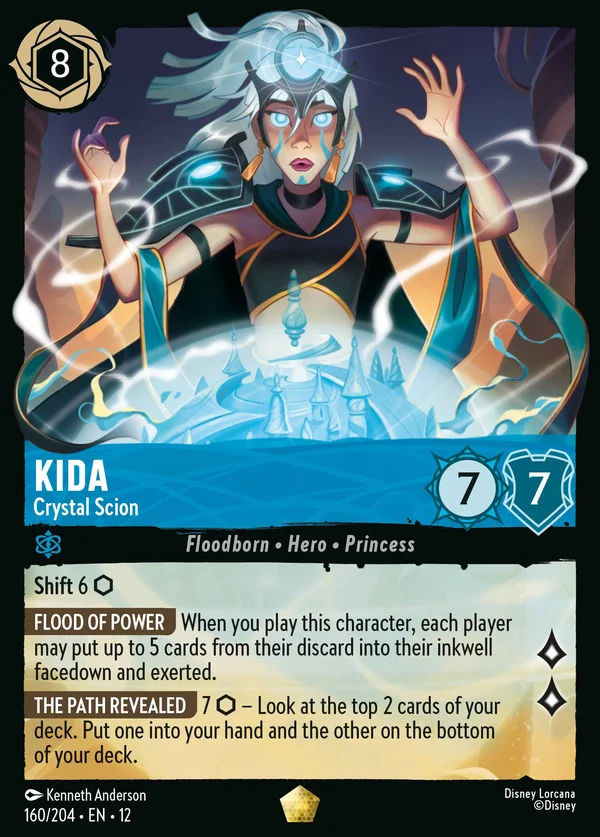 Kida - Crystal Scion — Disney Lorcana Character card from Wilds Unknown