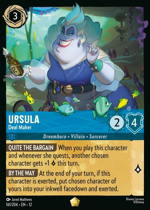 Ursula - Deal Maker — Disney Lorcana Character card from Wilds Unknown