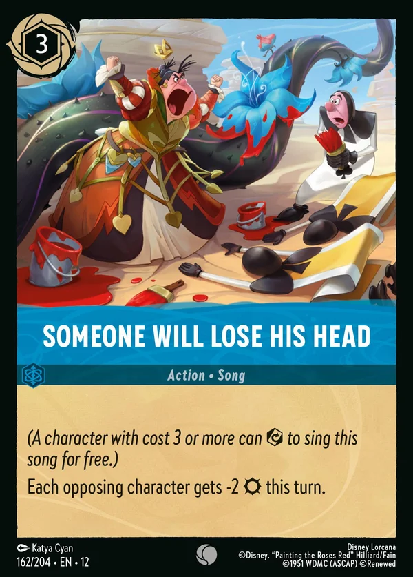 Someone Will Lose His Head — Disney Lorcana Action card from Wilds Unknown