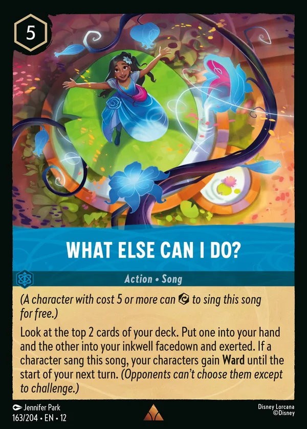What Else Can I Do? — Disney Lorcana Action card from Wilds Unknown