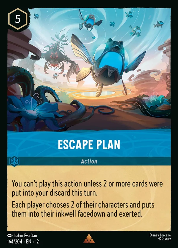 Escape Plan — Disney Lorcana Action card from Wilds Unknown
