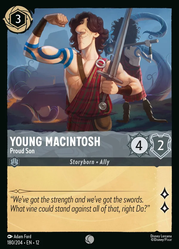 Young Macintosh - Proud Son — Disney Lorcana Character card from Wilds Unknown