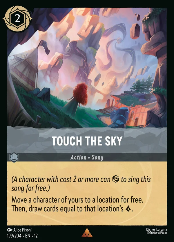 Touch the Sky — Disney Lorcana Action card from Wilds Unknown