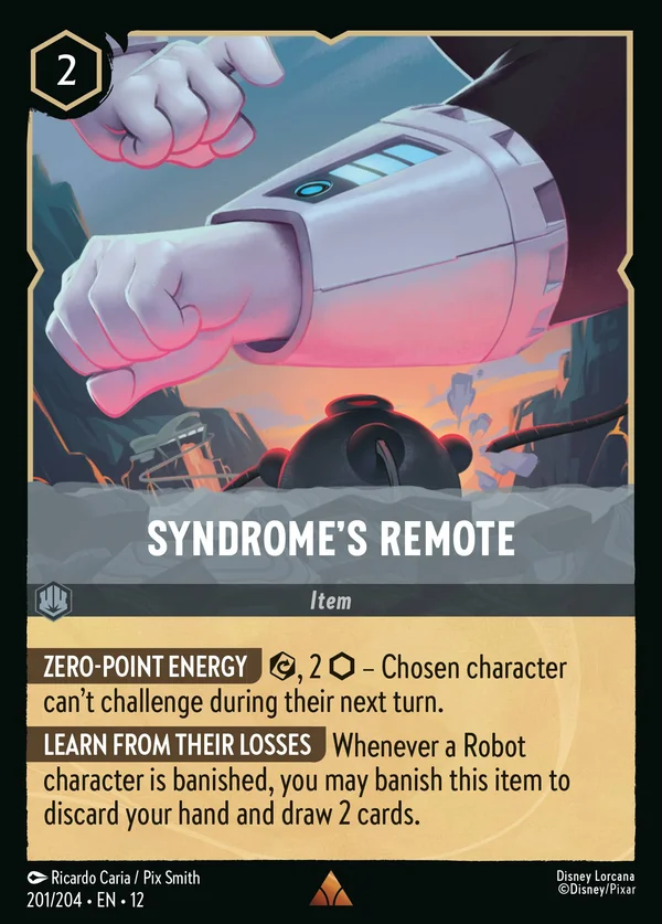 Syndrome's Remote — Disney Lorcana Item card from Wilds Unknown