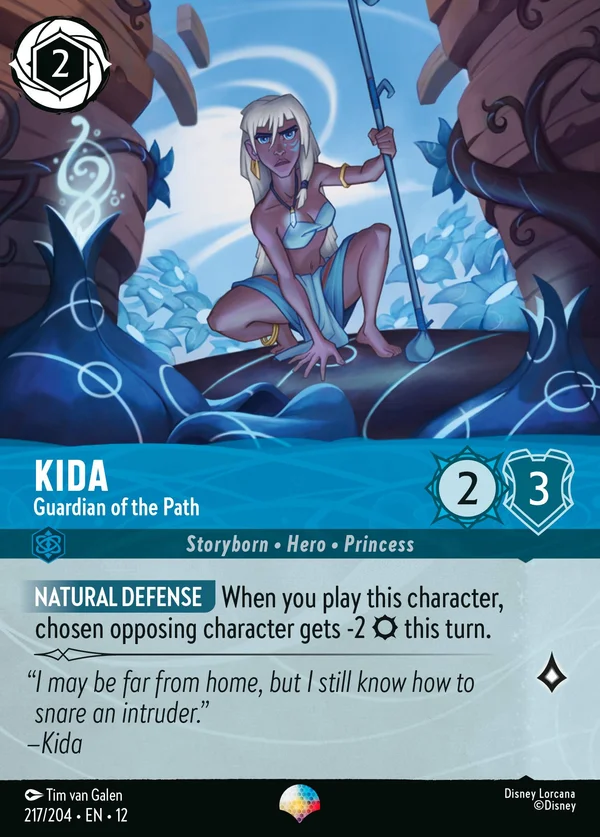 Kida - Guardian of the Path — Disney Lorcana Character card from Wilds Unknown