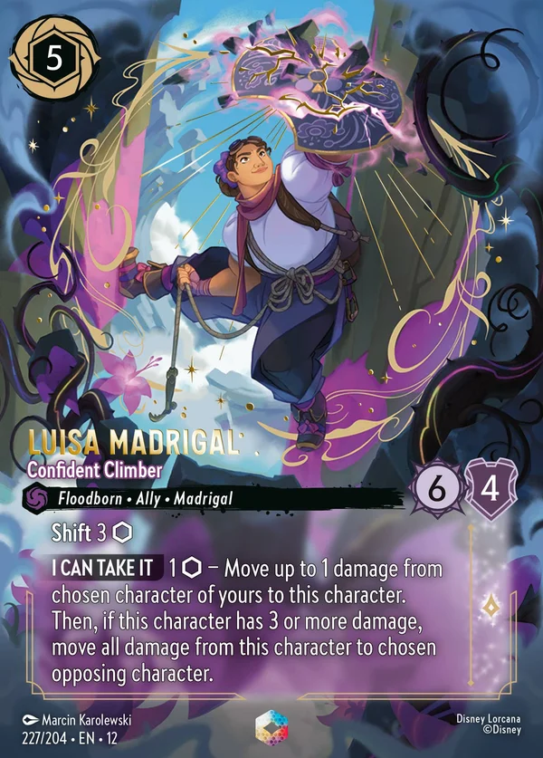 Luisa Madrigal - Confident Climber — Disney Lorcana Character card from Wilds Unknown