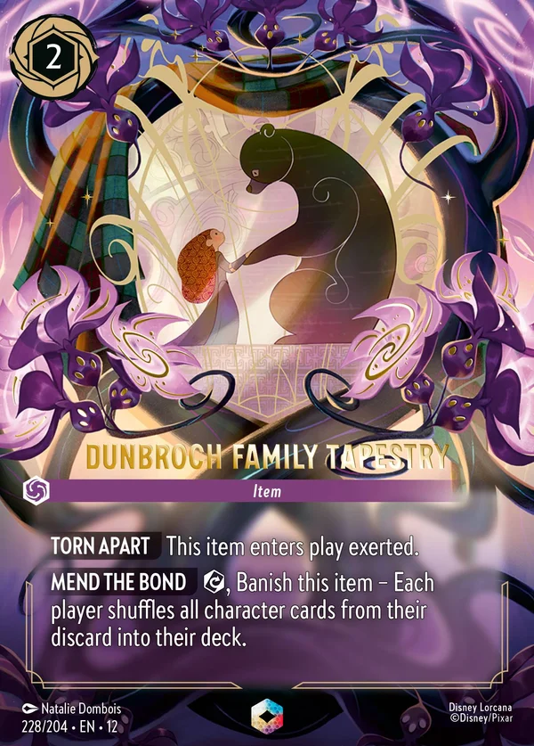 DunBroch Family Tapestry — Disney Lorcana Item card from Wilds Unknown