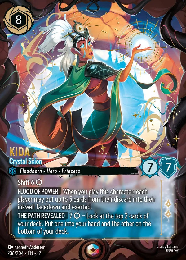 Kida - Crystal Scion — Disney Lorcana Character card from Wilds Unknown