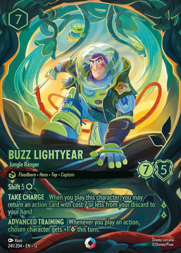Buzz Lightyear - Jungle Ranger — Disney Lorcana Character card from Wilds Unknown