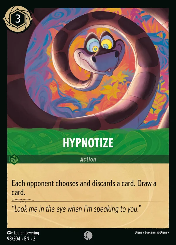 Hypnotize — Disney Lorcana Action card from Rise of the Floodborn