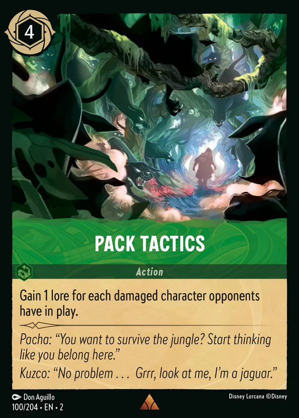 Pack Tactics — Disney Lorcana Action card from Rise of the Floodborn