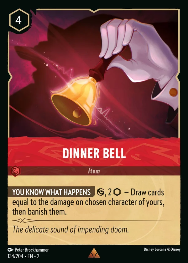 Dinner Bell — Disney Lorcana Item card from Rise of the Floodborn