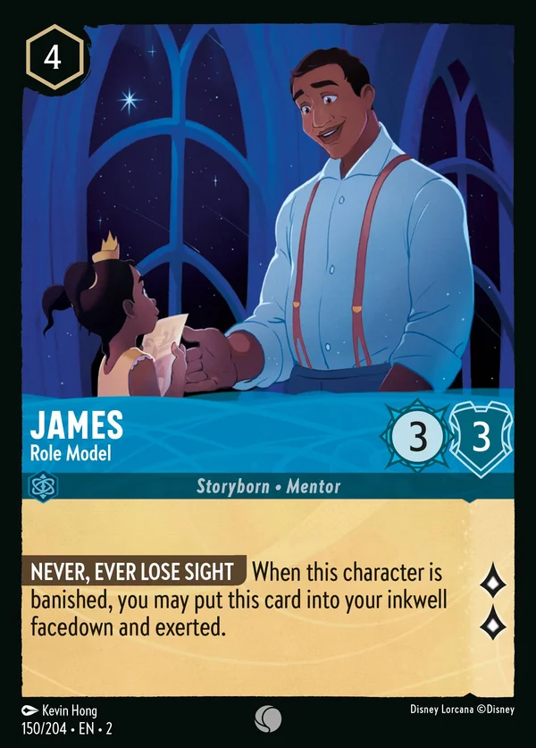 James - Role Model — Disney Lorcana Character card from Rise of the Floodborn