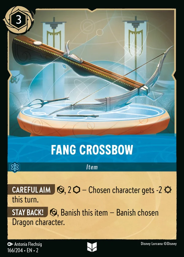 Fang Crossbow — Disney Lorcana Item card from Rise of the Floodborn