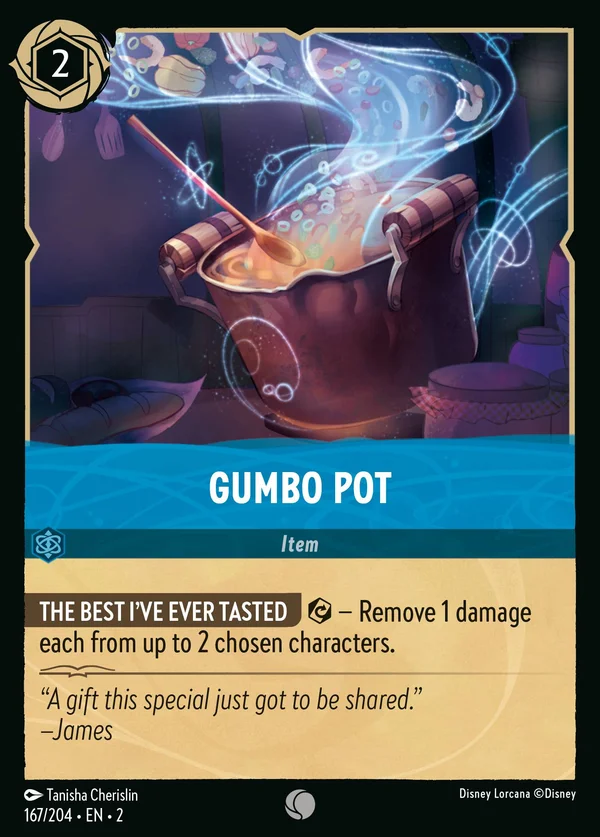 Gumbo Pot — Disney Lorcana Item card from Rise of the Floodborn