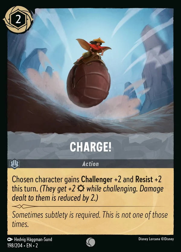 Charge! — Disney Lorcana Action card from Rise of the Floodborn