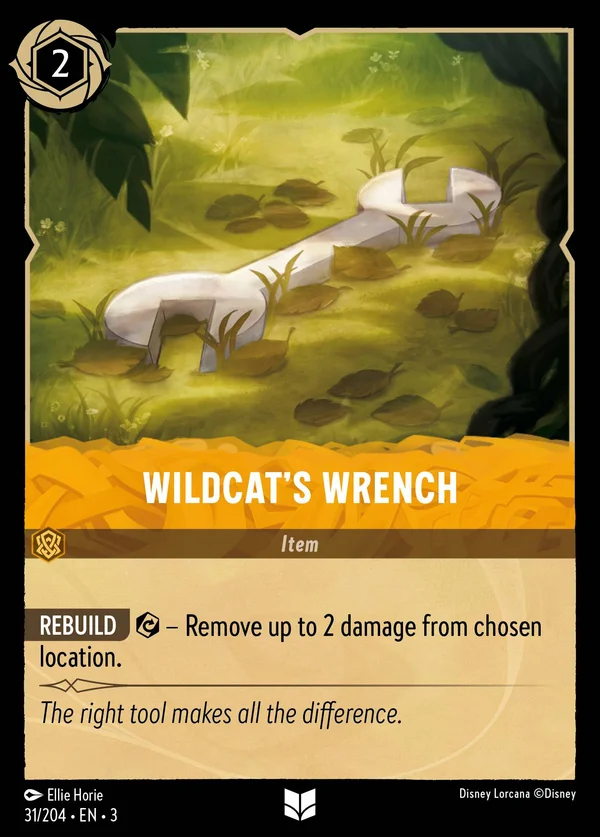 Wildcat's Wrench — Disney Lorcana Item card from Into the Inklands