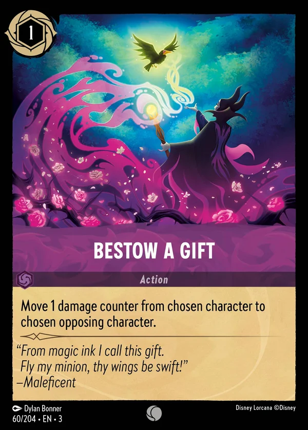 Bestow a Gift — Disney Lorcana Action card from Into the Inklands