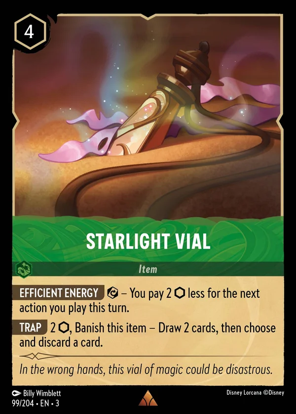 Starlight Vial — Disney Lorcana Item card from Into the Inklands